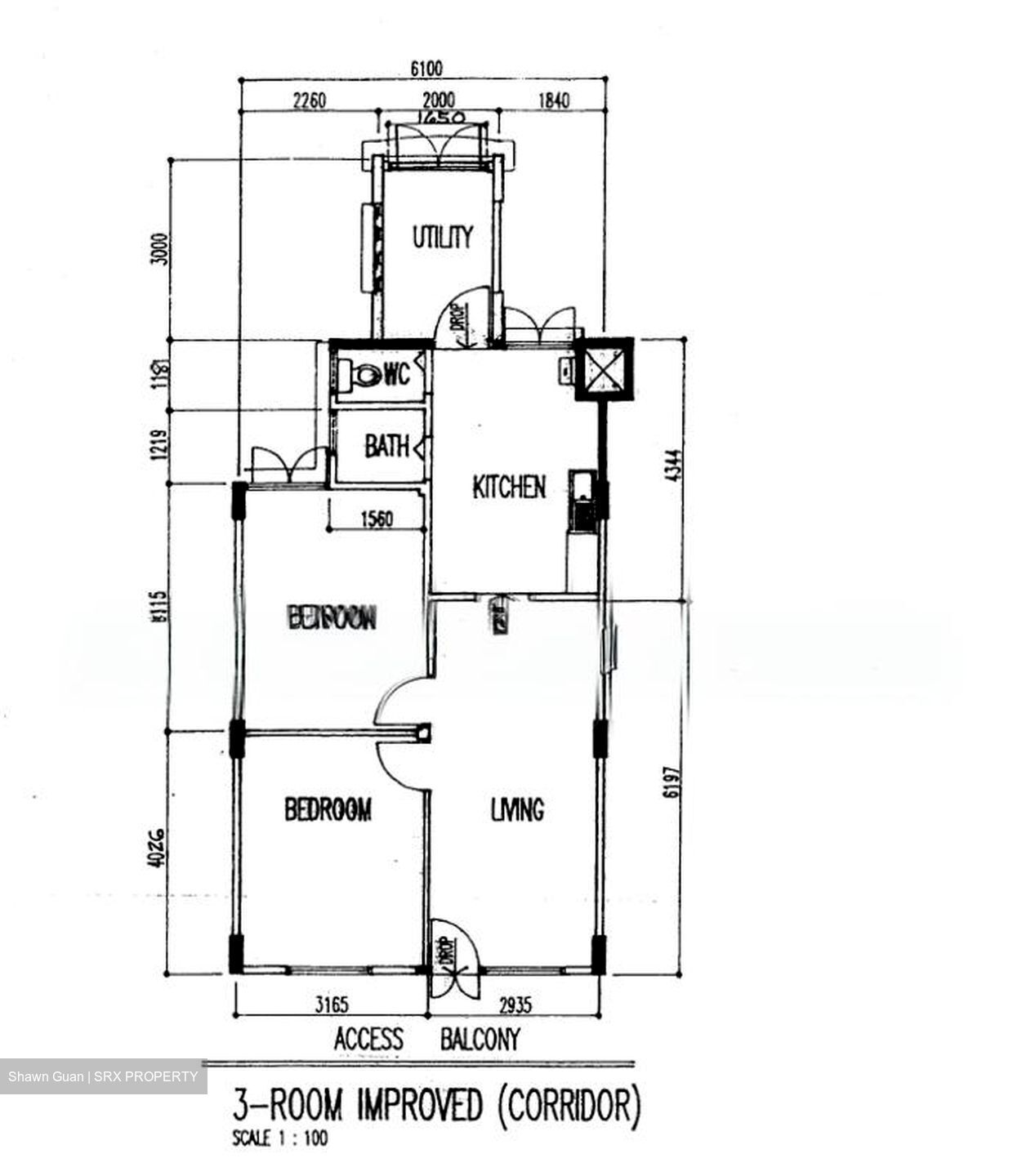 Blk 93 Whampoa View (Toa Payoh), HDB 3 Rooms #598151931